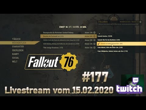 Fallout76 -deutsch- 177 - Die Tages- und Wochenaufgaben geben ein paar Atome
