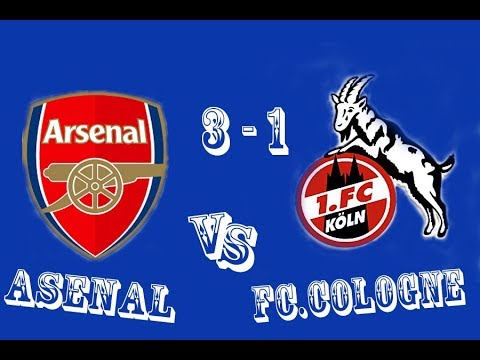 Arsenal vs Cologne 3 – 1 Goal & Highlight Europa League 2017