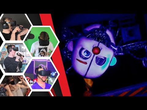 Let's Players Reaction To The Ennard Nightmare Jumpscare | FNAF VR: Help Wanted