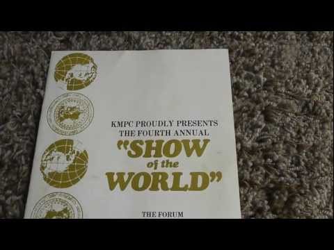 KMPC 1973 Show of the World Program at the Forum Gary Owens, Johnny Mathis, Diahann Carroll