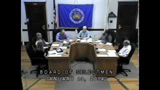 preview picture of video 'Uxbridge Board of Selectmen: 2014-01-13.  Selectmen Jen Modica Ignores Resident; Says Nothing'