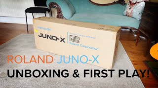 Video thumbnail for Roland Juno-X unboxing and first play by The Synth Academy - Neil Gowans