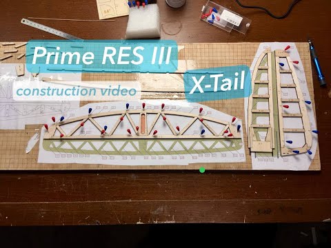 Prime RES III by CLM Pro - construction video X-Tail #res #f3l #thermal #soaring