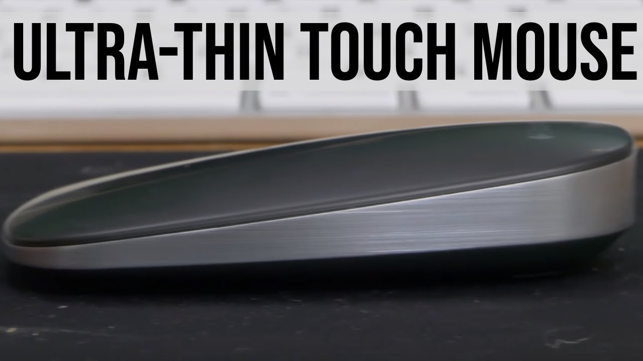 Мышь беспроводная Logitech T630 Ultrathin Touch Mouse Black-Silver, 910-003836