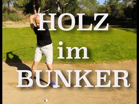 Mit den langen Hölzern aus dem Fairwaybunker