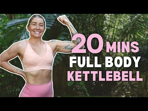 20 MIN FULL BODY STRENGTH // NO REPEAT Kettlebell or Dumbbells | No Jumping | Intermediate COMBOS!