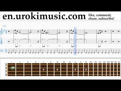 Ukulele lessons Mission Impossible - Theme Sheet Music Tutorial Part#2 um-i352