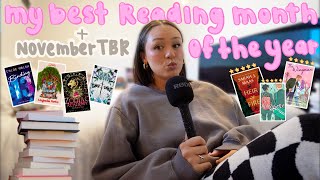 october reading wrap up + November tbr 🌙☁️🍂🎃✨ | my best reading month of the year?!