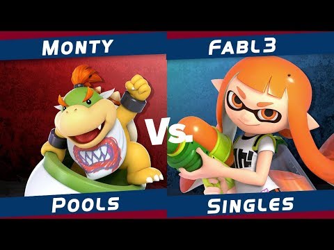 The Region Rumble #3 | Smash Ultimate | Monty (Bowser Jr) VS Fabl3 (Inkling)