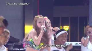 浜崎あゆみ - You &amp; Me + Greatful Days (FNS Live@08.08.2012) 1080P