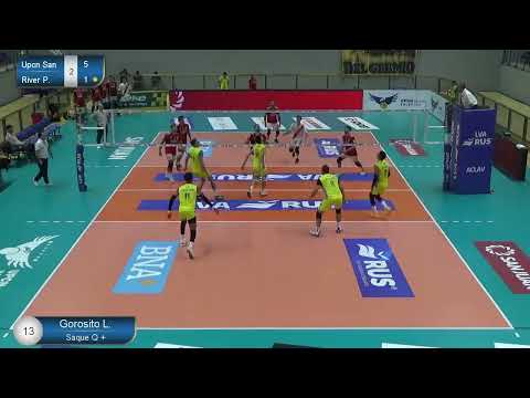 LVA 21-22 QF1 Upcn-Riv (3-1) - Resumen
