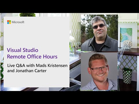 Visual Studio and accessibility - Visual Studio Remote Office Hours, 5/28