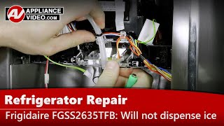 Refrigerator Repair: Will Not Dispense Water - Dispenser Assembly