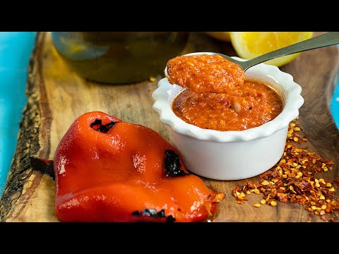 Easy Homeade Harissa Sauce ready in 5 mins!