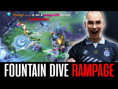 OG.Yuragi MORHPLING - NO RESPECT Fountain Dive RAMPAGE!!! DOTA 2