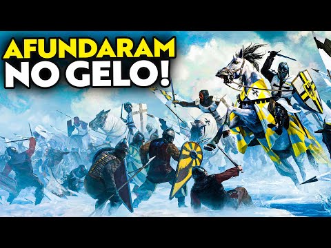 UMA BATALHA EM CIMA DO GELO!! BATALHA DO LAGO PEIPUS - CAVALEIROS TEUTÔNICOS E AS CRUZADAS RUSSAS