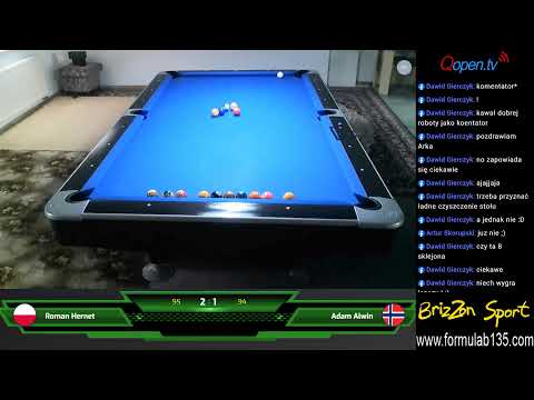 Roman Hernet vs Adam Alwin - Turniej Formuła B 1-3-5 Standard Maj 2021- grupa D - klasa B