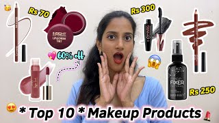 🔥😍 Top 10 MAKEUP💄 *under ₹ 500* ✅