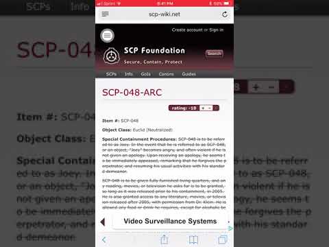 SCP 048-ARC | Object Class: Euclid (Neutralized) | Dog SCP