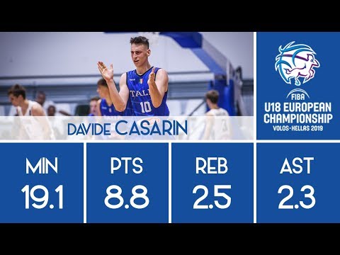 Davide Casarin - 2019 U18 European Championship