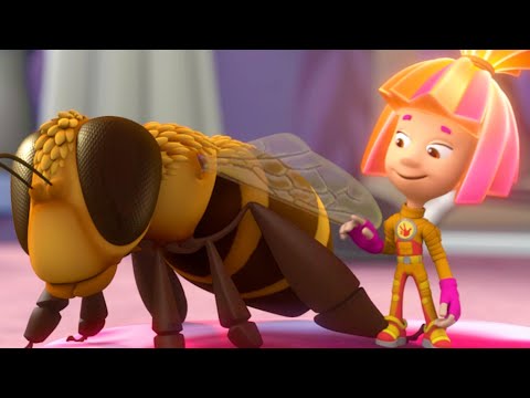 Feeding the Bee Friend! | The Fixies | Animation for Kids - Kingdom Kids Zone, Little Learners - The Fixies