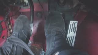 Pedal angle at Thompson Speedway (test day)