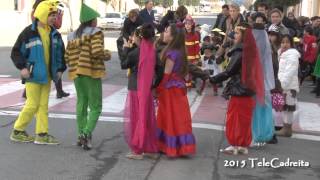 preview picture of video 'Desfile carnaval con banda municipal de música de Cadreita. Viernes 13 febrero 2015'