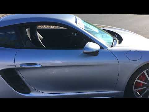 2017 718 Cayman S Rhodium Silver