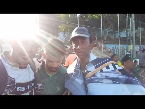 O Fino da Bola Futebol Arte e Adriano o goleiro do Muvuca q foi o herói das penalidades...