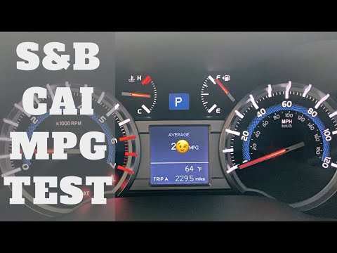 S&B Filters - Toyota 4Runner MPG Test