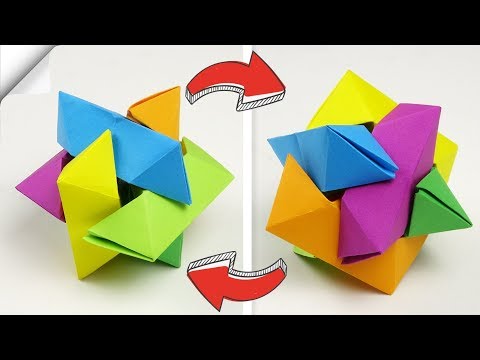 DIY crafts easy Paper toy antistress transformer