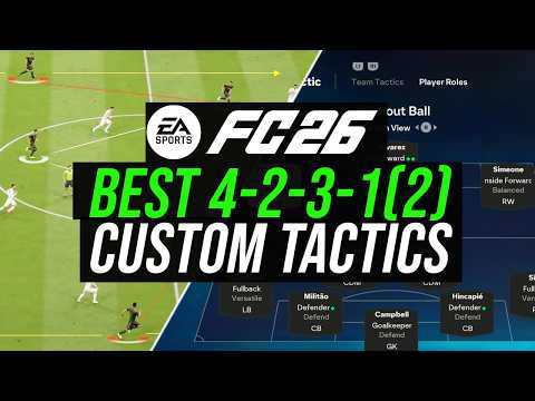 *POST PATCH* Best Meta 4-2-3-1(2) Custom Tactics & Formation