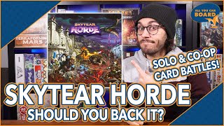 Skytear Horde | Rules Overview & Kickstarter Preview | Is this Hearthstone in Tabletop format?