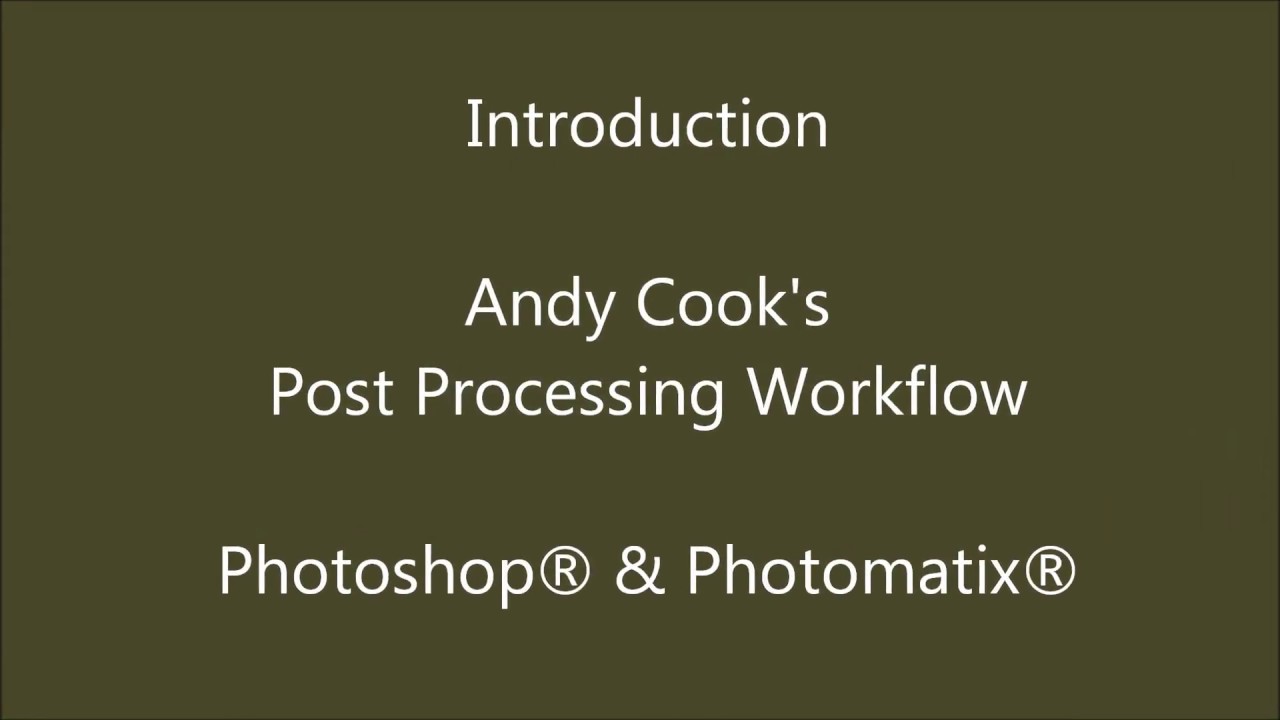 Post Processing Introduction