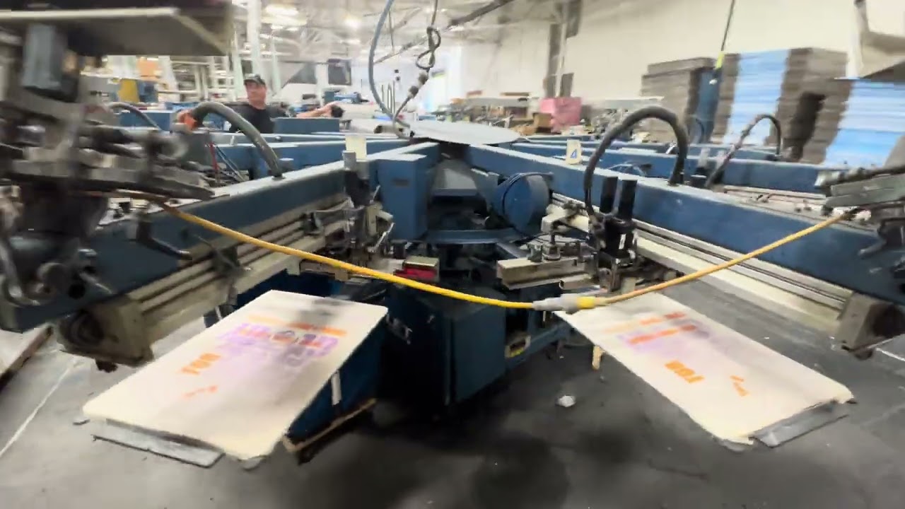 M&R Gauntlet Series 2 Automatic Screen Printing Press