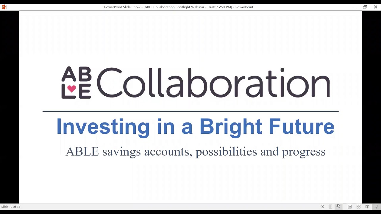 ABLE Collaboration Spotlight Webinar