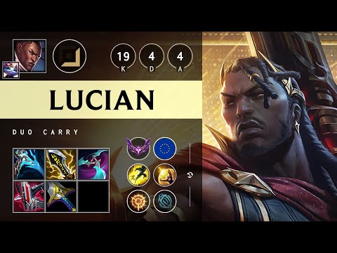 Lucian ADC vs Jhin: Legendary - EUW Master Patch 14.17