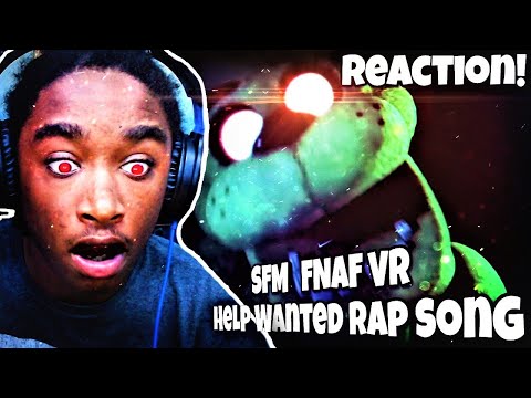 Amiri React To: [SFM] FNAF VR Help Wanted Rap Song "Dark" | Rockit Gaming