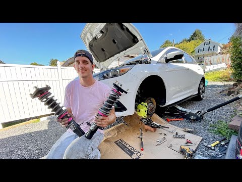 2016 Ford Focus St Front Strut removal. [Aftermarket][Coilovers]
