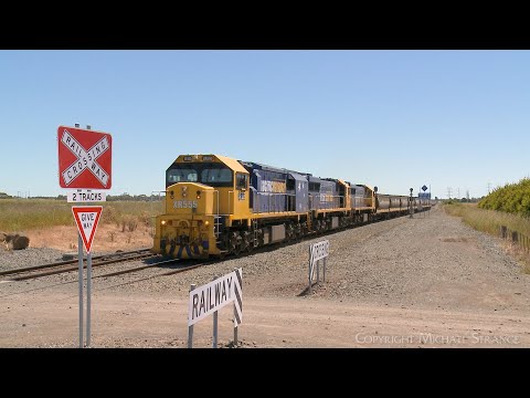 9158 Broad Gauge Pacific National Grain Train  (10/12/2022) - PoathTV Australian Railways