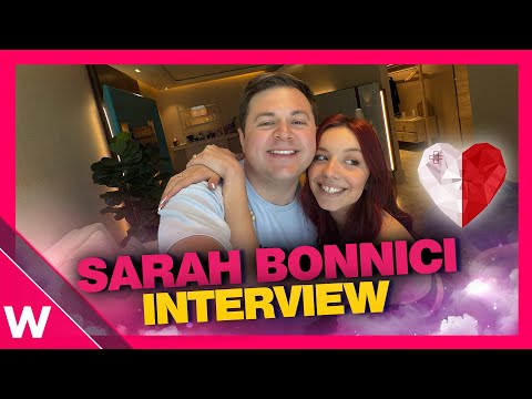🇲🇹 Sarah Bonnici (Eurovision 2024 Malta) INTERVIEW in Valletta