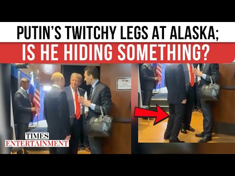 Putin’s Twitchy Legs at Alaska Ignite Wild Speculation Over Hidden Illness and Power Struggles
