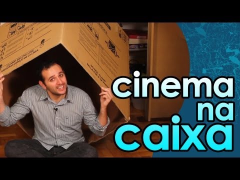 Como fazer CINEMA NA CAIXA | câmara escura - EXPERIÊNCIA de FÍSICA