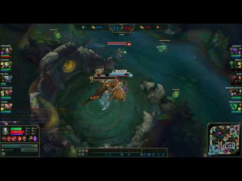 Tryndamere vs Jax get destroyed Right clicker