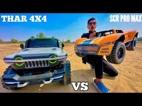 RC SCR Pro Vs RC Losi Fox DBXLE Vs RC Big Thar Car - Chatpat toy TV