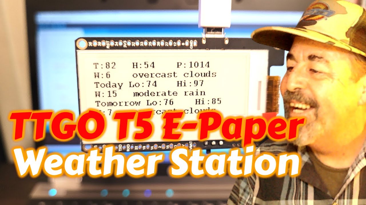 TTGO T5 E-Paper Weather Station