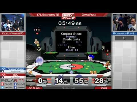 CFL Smackdown 132 Melee - Colbol + Harriet vs Druggedfox + Plup - Doubles Grand Finals