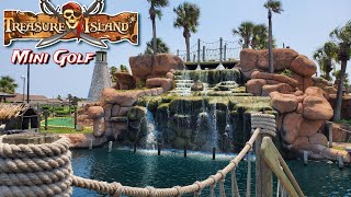 Treasure Island Mini Golf Summer FUN in Corpus Christi Texas / Walkthrough Tour / Gift Shop & Games
