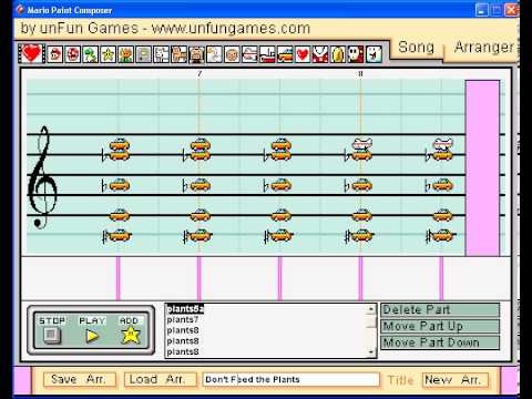 Mario Paint Composer - Finale Ultimo (Don't Feed The Plants)