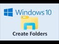 Windows 10 Create A Folder How To Make New File Folders On Your Laptop Computer Files Folders